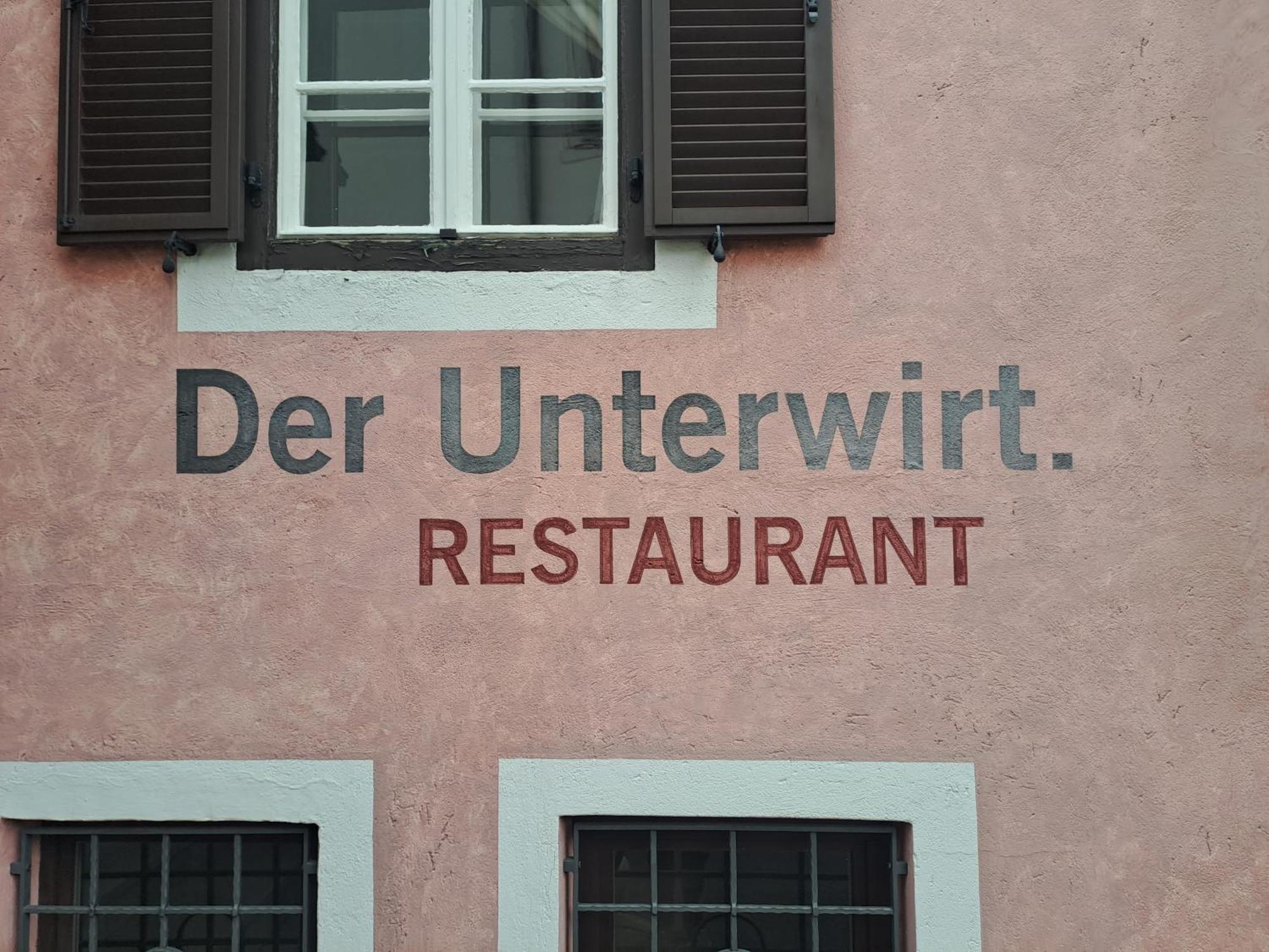 Der Unterwirt Guesthouse And Restaurant Chiusa Bagian luar foto